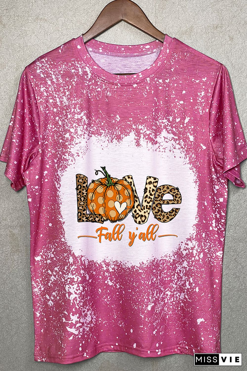 Love Fall Y'All Pumpkin Graphic Tee Wholesale