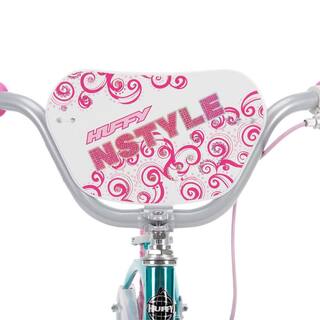 Huffy 16 in. N'Style Metallic Teal and Pink Girls' Bike 21830