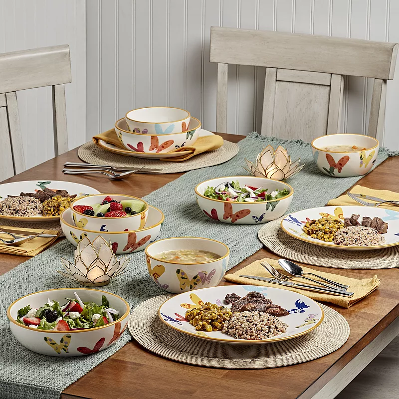 Dolly Parton 12-pc. Mariposa Dinnerware Set