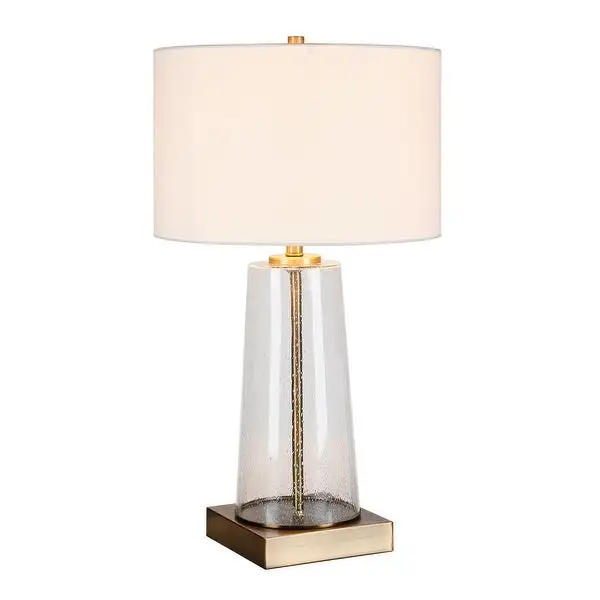 Dax Tapered Seeded Glass Table Lamp