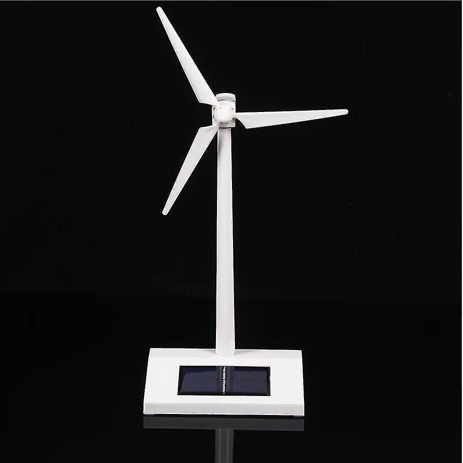 Solar Windmill Rotating Fan Model Puzzle Diy Assembled Environmental Toys