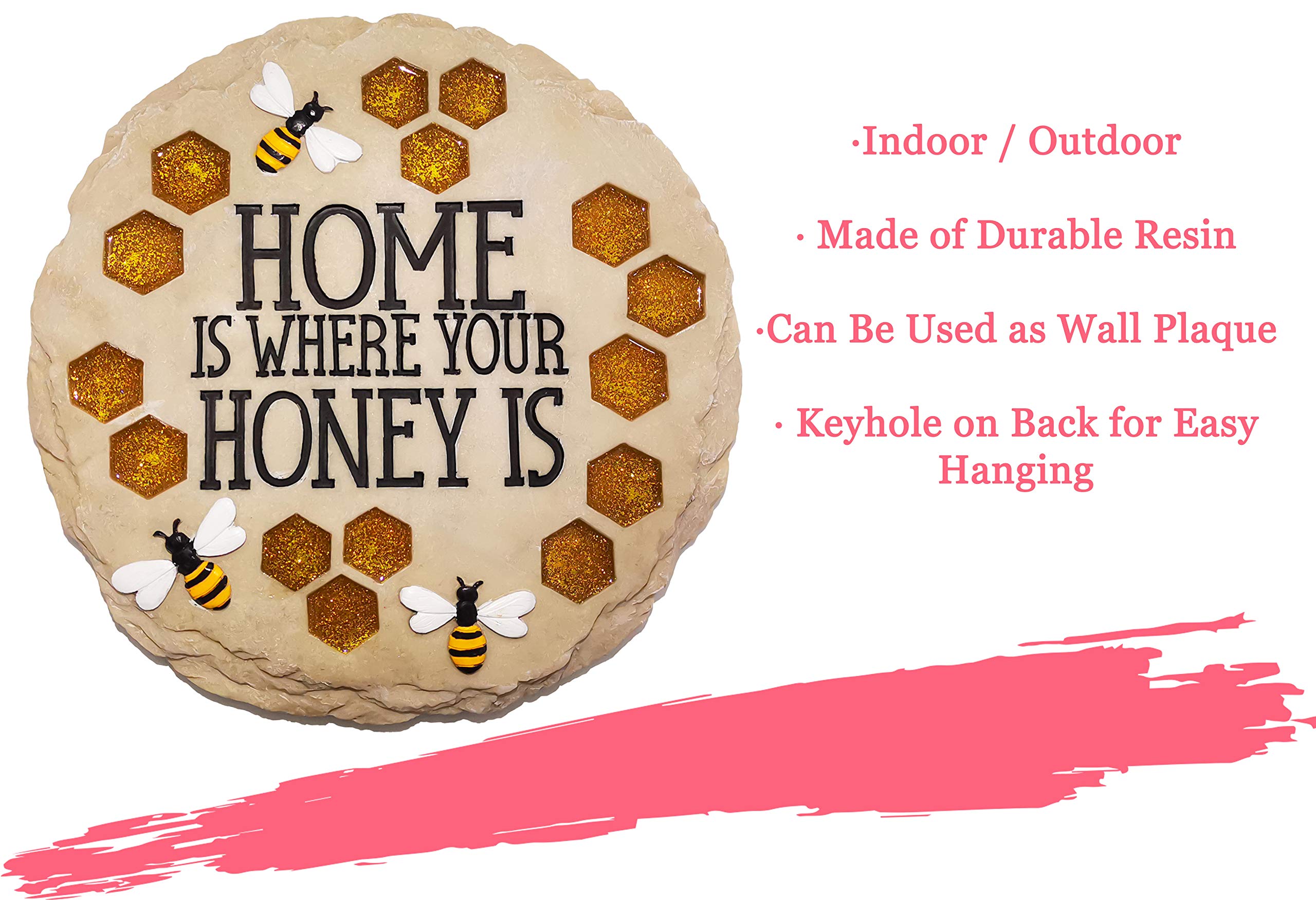 Spoontiques 13457 Home is Where Your Honey is Stepping Stone