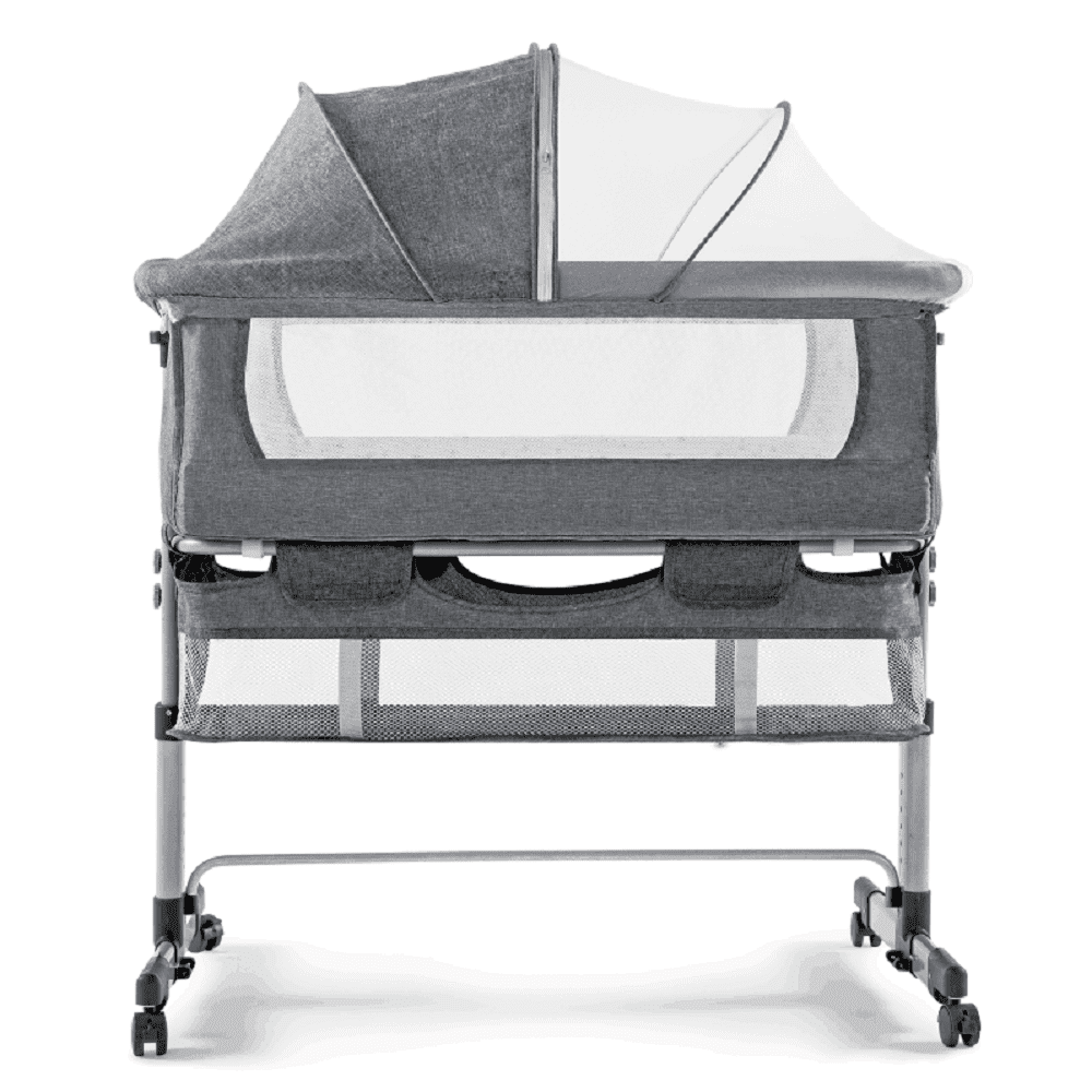 Nordmiex Baby Bassinet 3 in 1 Bedside Sleeper for Newborn / Infant, Gray