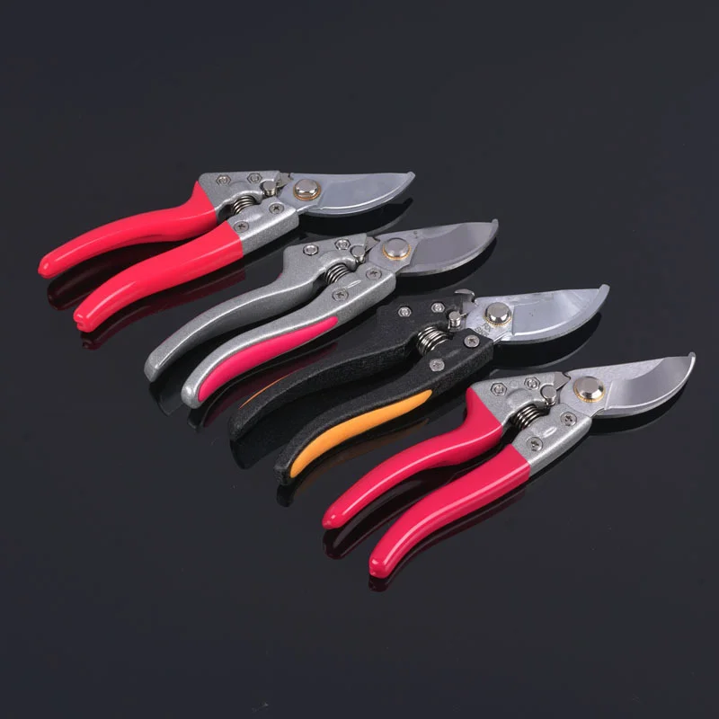 China Factory Price Flower Scissor Ergonomic Garden Bonsai Bypass Hand Trimmers Pruning Tools