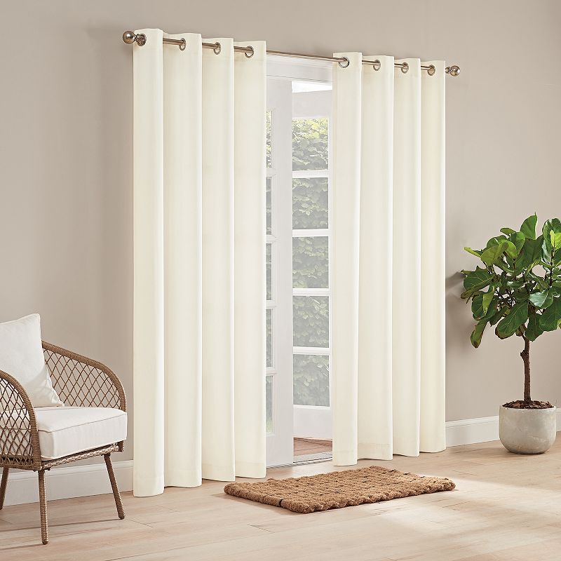 Waverly Hampton Indoor/Outdoor Solid Window Curtain