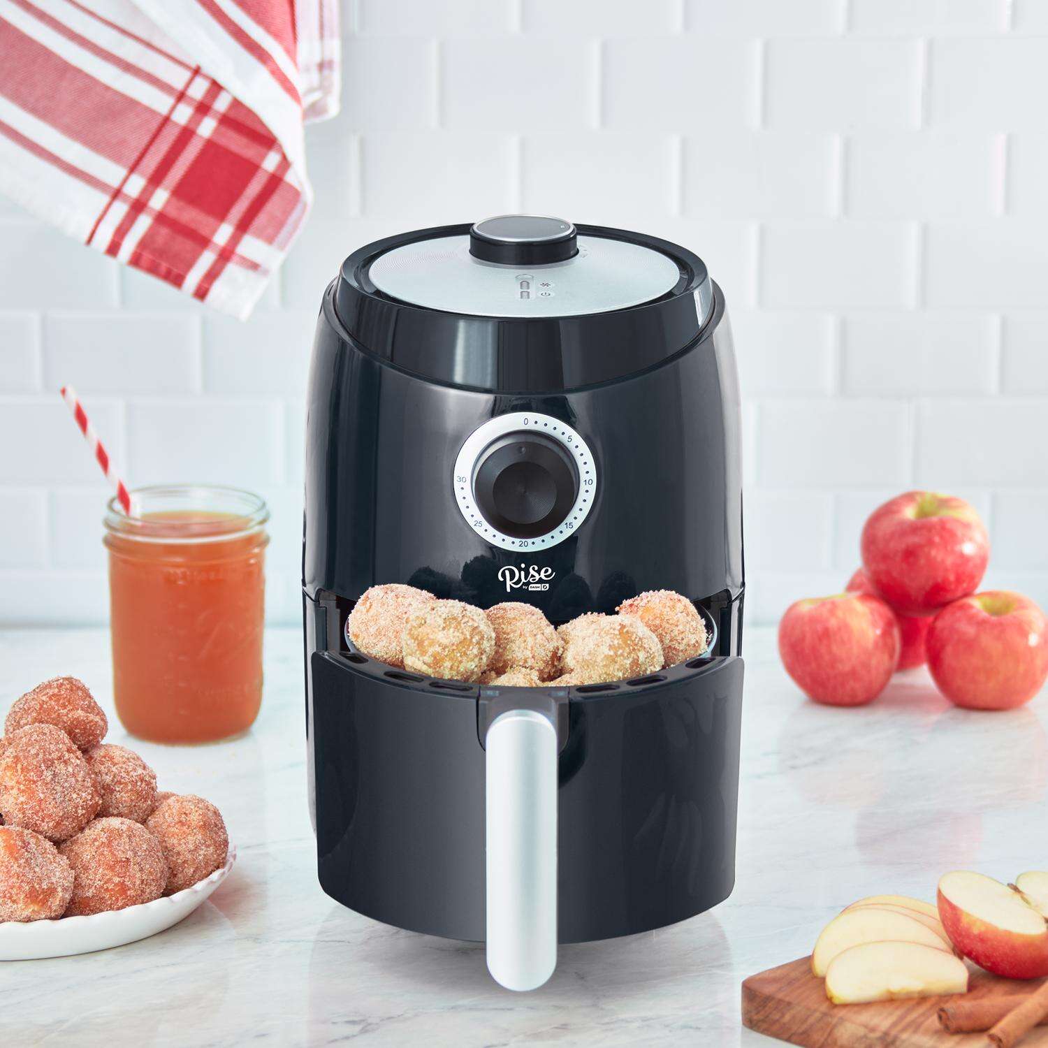 Rise by Dash Black 2 qt Air Fryer