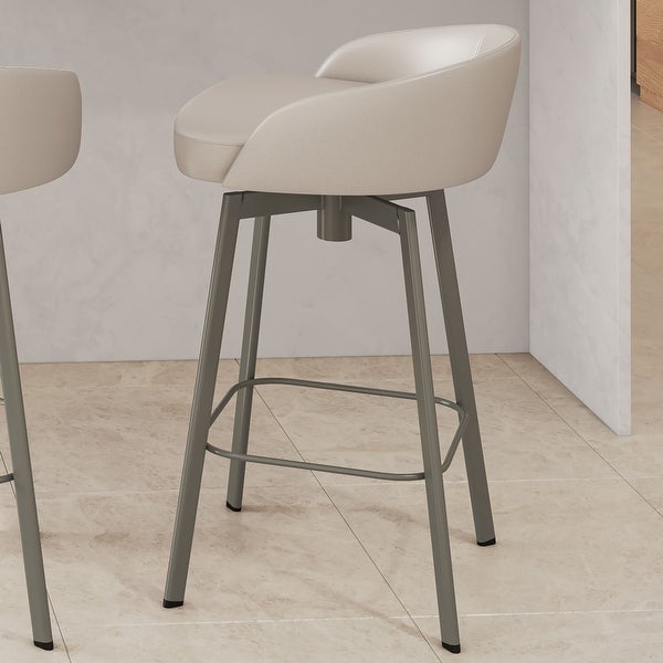 Amisco Cruz Swivel Counter and Bar Stool