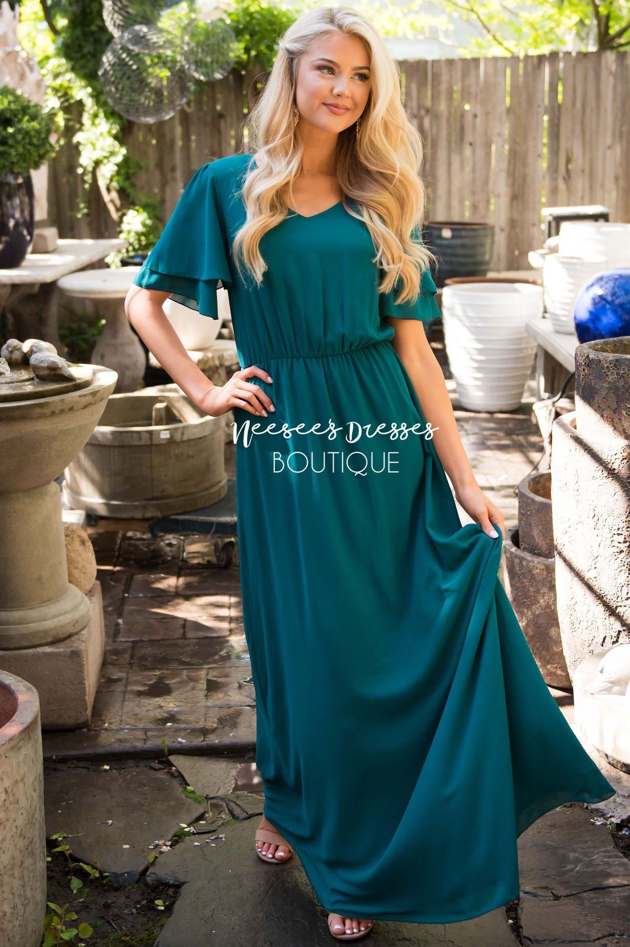 The Chloe Chiffon Maxi Dress