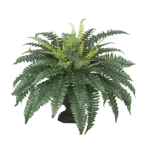 Faux Fern in Garden Urn