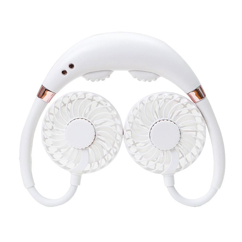 Hanging Neck Fan Neckband(white)