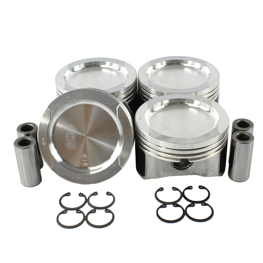 DNJ P811 Std. Complete Piston Set For 98-06 Volkswagen Beetle Golf 2.0L SOHC 8v