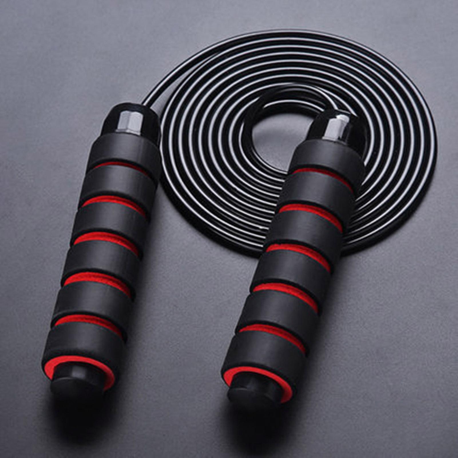 Jump Rope Fast Rope Skipping Adjustable Foam Anti Skid Handle Skipping Rope New Fitness Speed Rope For Men And Women Suitable For Aerobic Exercise