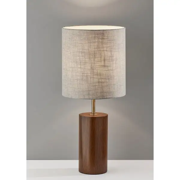 Adesso Wooden Dean Table Lamp