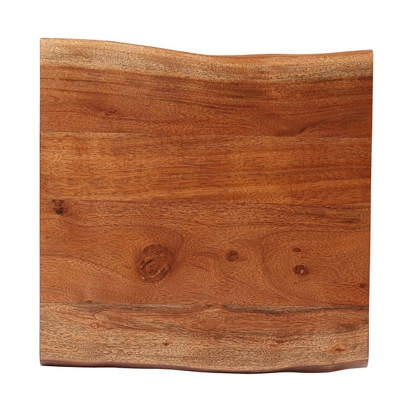 ExBrite Solid Wood Live Edge End Table Top 25MM Thick