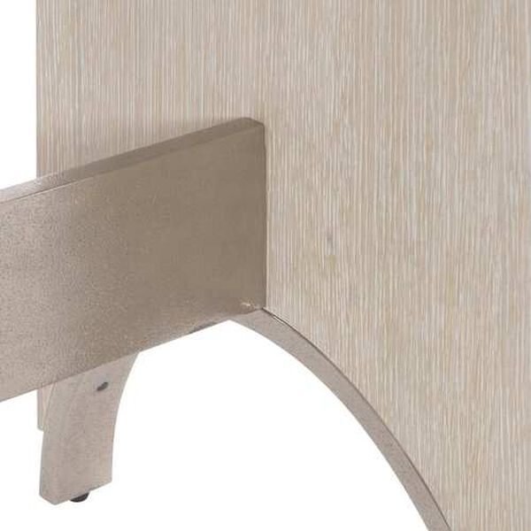 Solaria White and Natural Console Table