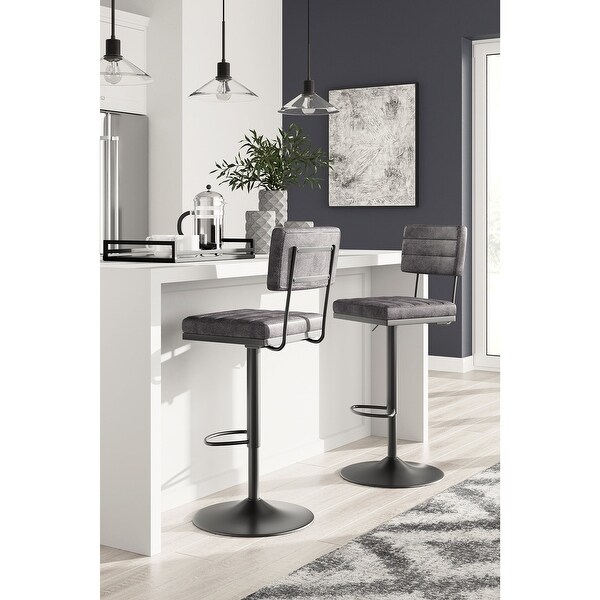 Ashley Furniture Strumford Swivel Barstool (Set of 2) - 18