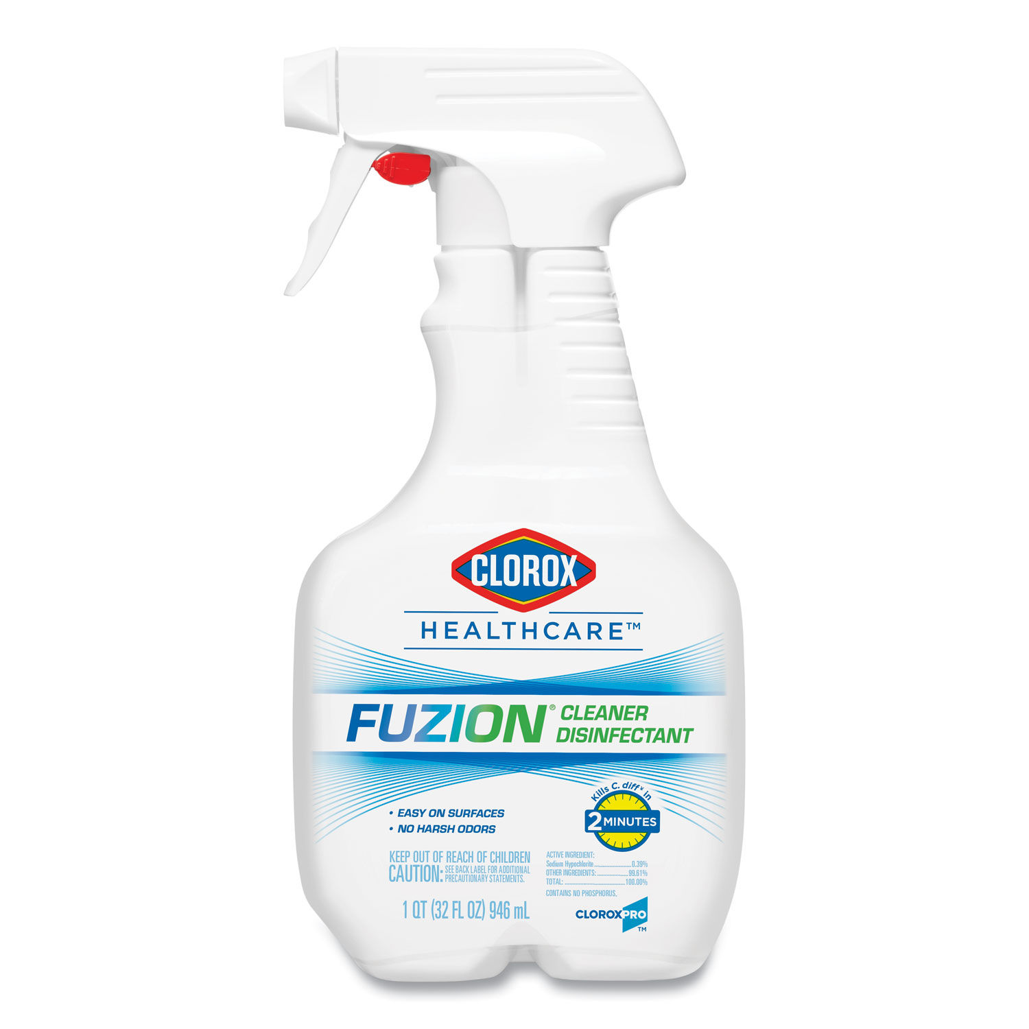 Fuzion Cleaner Disinfectant by Cloroxandreg; Healthcareandreg; CLO31478EA