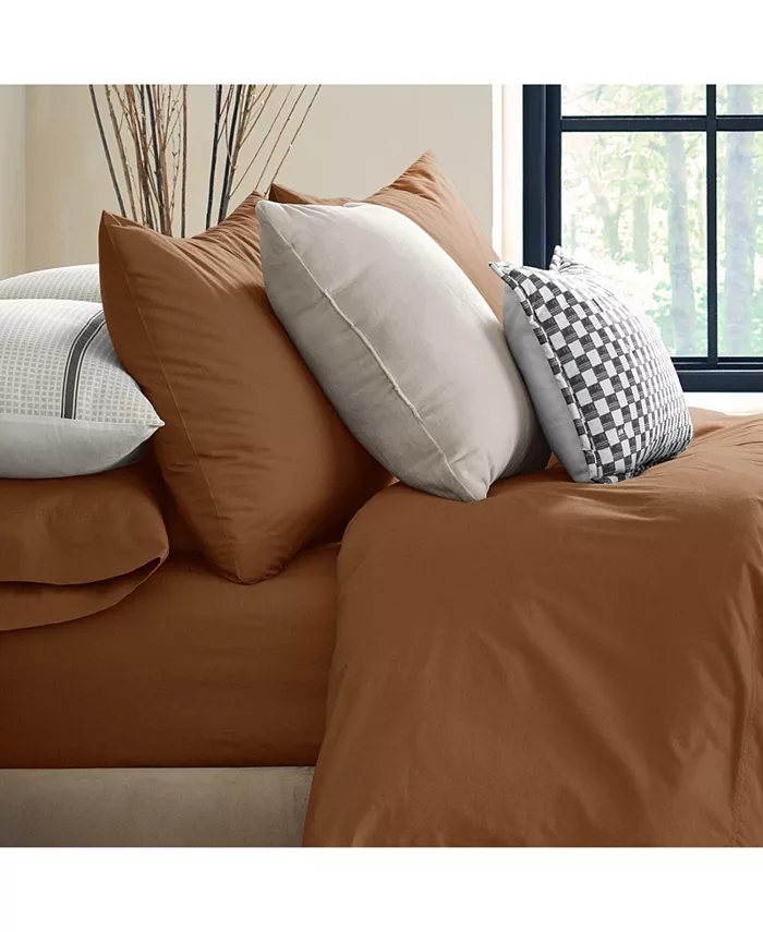 Nate Home by Nate Berkus 200TC Cotton Percale Sheet Set - Full， 4 Piece Set