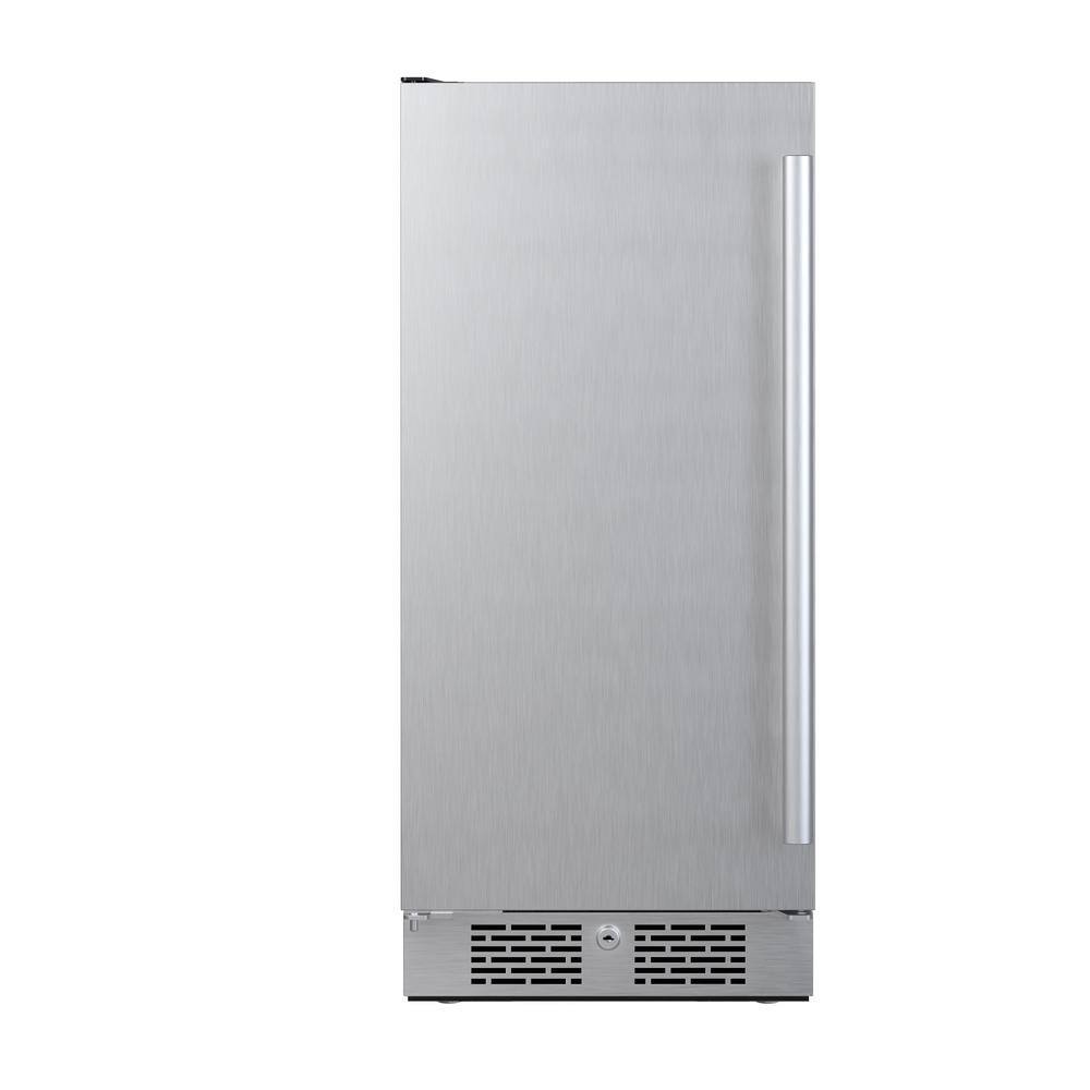 Avallon 15 in. 3.3 cu. ft. Freezerless Refrigerator 1 Door in Stainless Steel AFR152SSLH