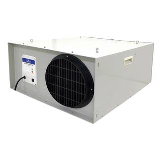 iLIVING 3-Speed Fan Air Filtration System with Remote Ceiling Hung or Portable on Wheels 1025 CFM ILG8AF8000