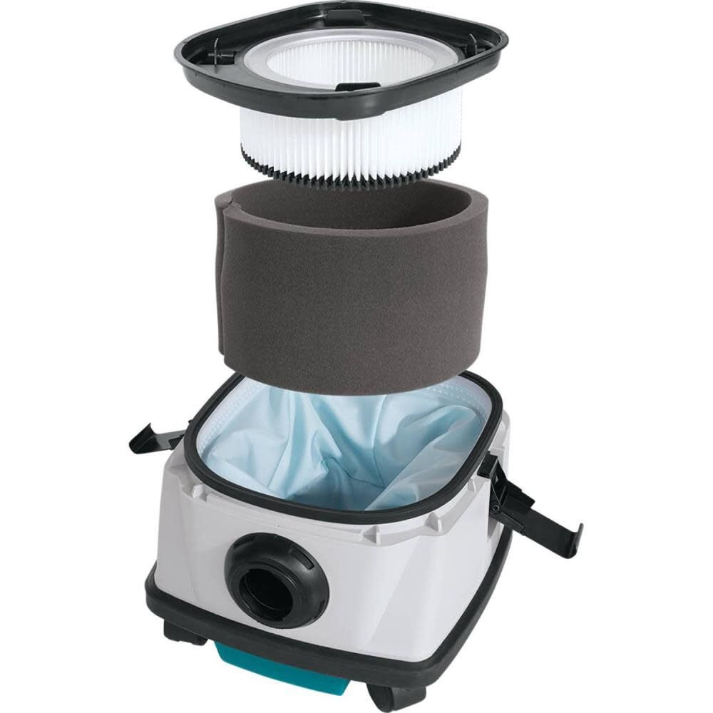 Makita 18V X2 LXT 36V 2.1 Gallon HEPA Dry Dust Extractor Kit XCV07PTX from Makita