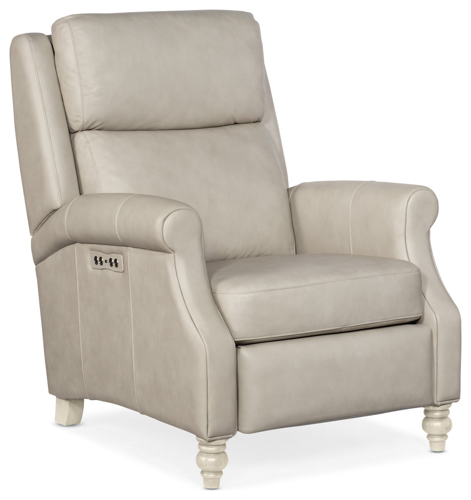 Hurley Power Recliner With Power Headrest   Traditional   Recliner Chairs   by Hooker Furniture  Houzz