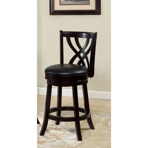 Wooden Swivel Bar Stool