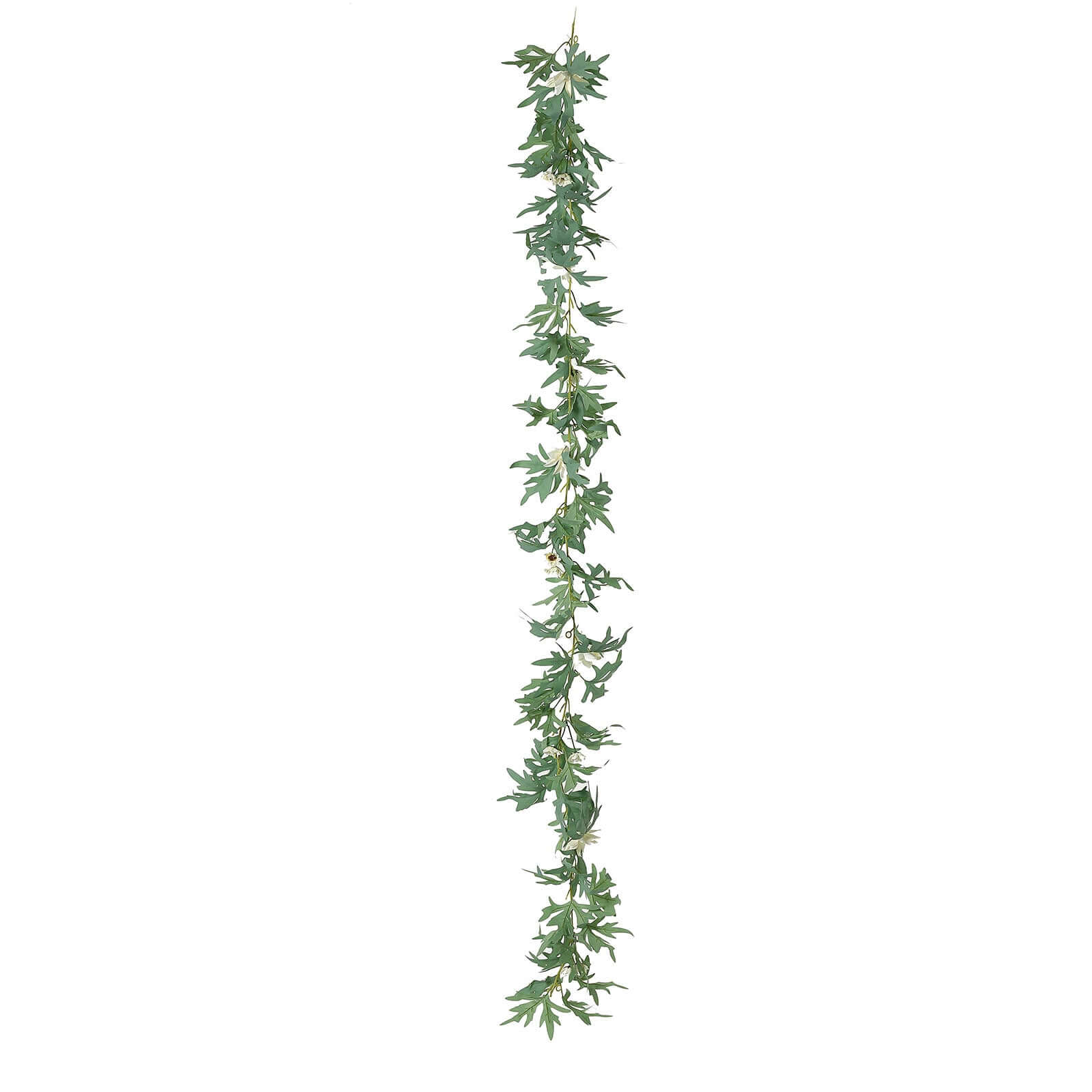 Cream Artificial Daisy, Magnolia Leaf Flower Garland Faux Vine 5.5ft