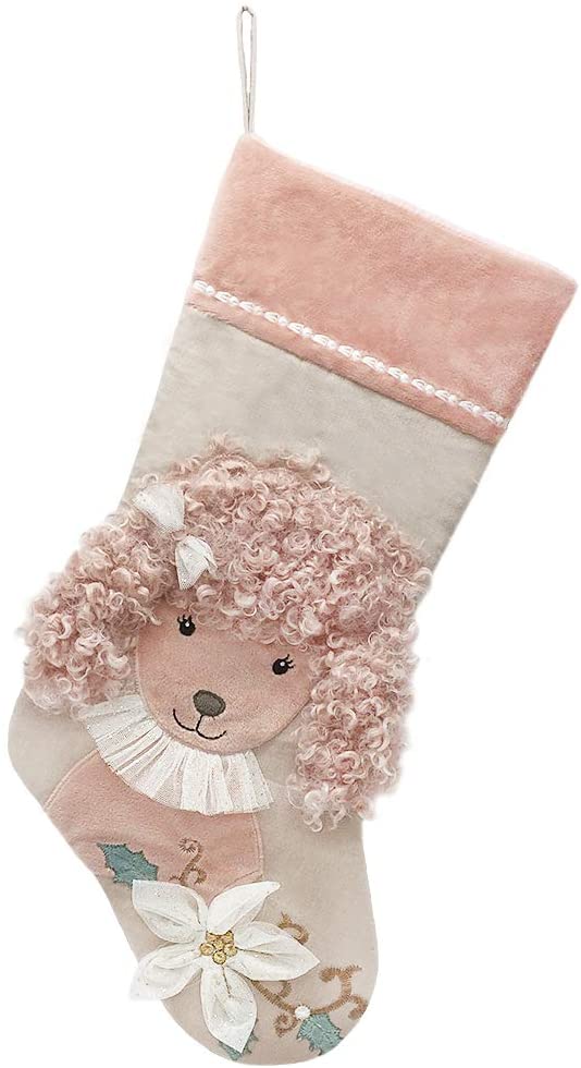 Parisian Poodle Holiday Stocking by Mon Ami