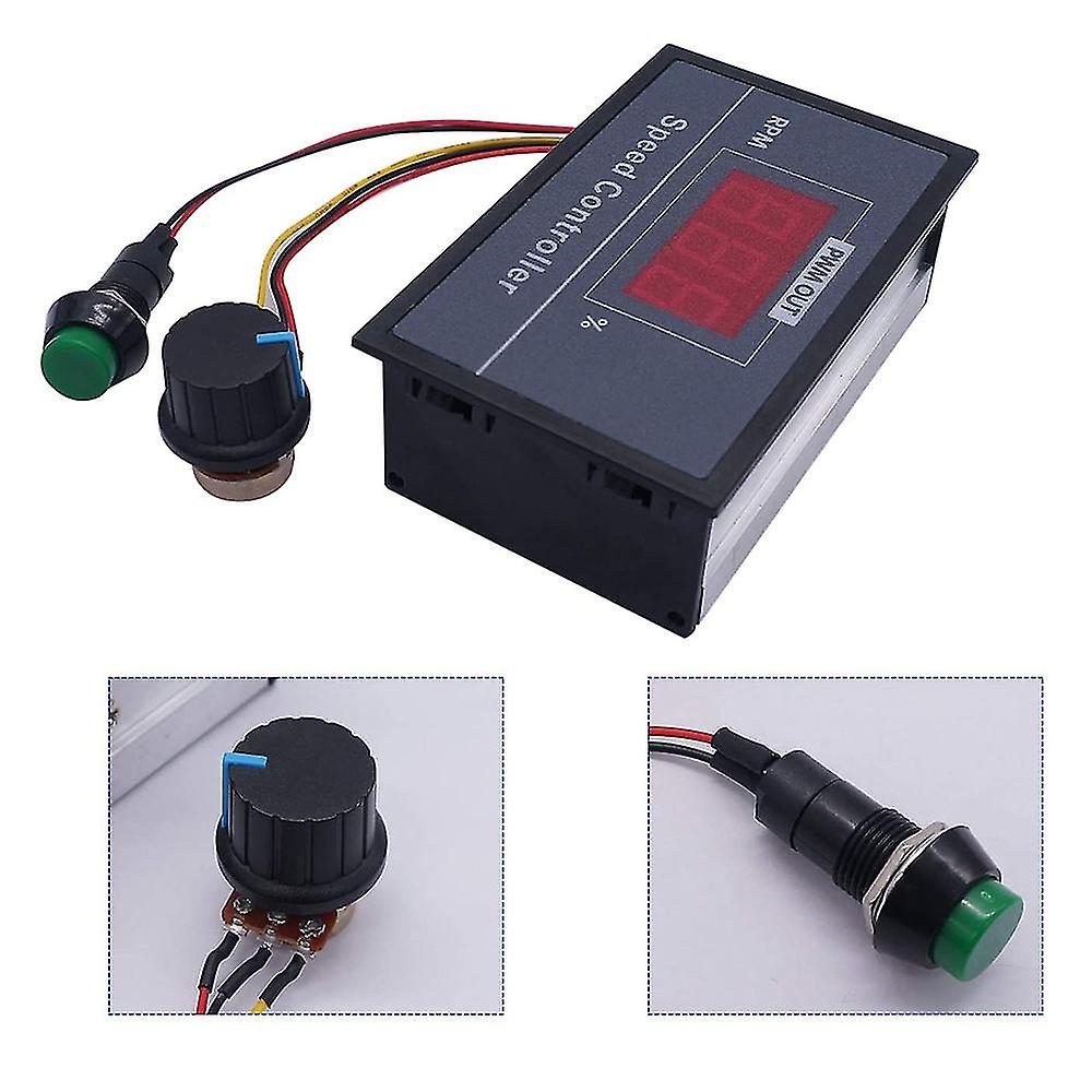 Pwm Dc Motor Speed Controller With Digital Display 30a Pwm Adjustable Speed Stepless Regulator