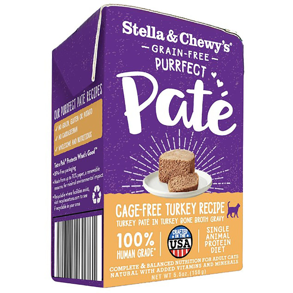 Stella and Chewy's Purrfect Pate Cage-Free Turkey Recipe Wet Cat Food -