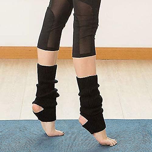 Women Winter Extra Soft Over Knee High Footless Knitted Stirrup Leg Warmers For Ascergery