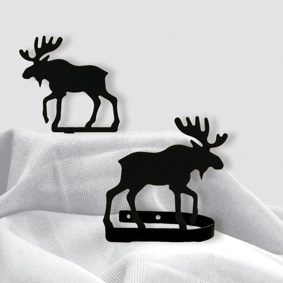 Village Wrought Iron CUR TB 19 Moose   Curtain Tie...