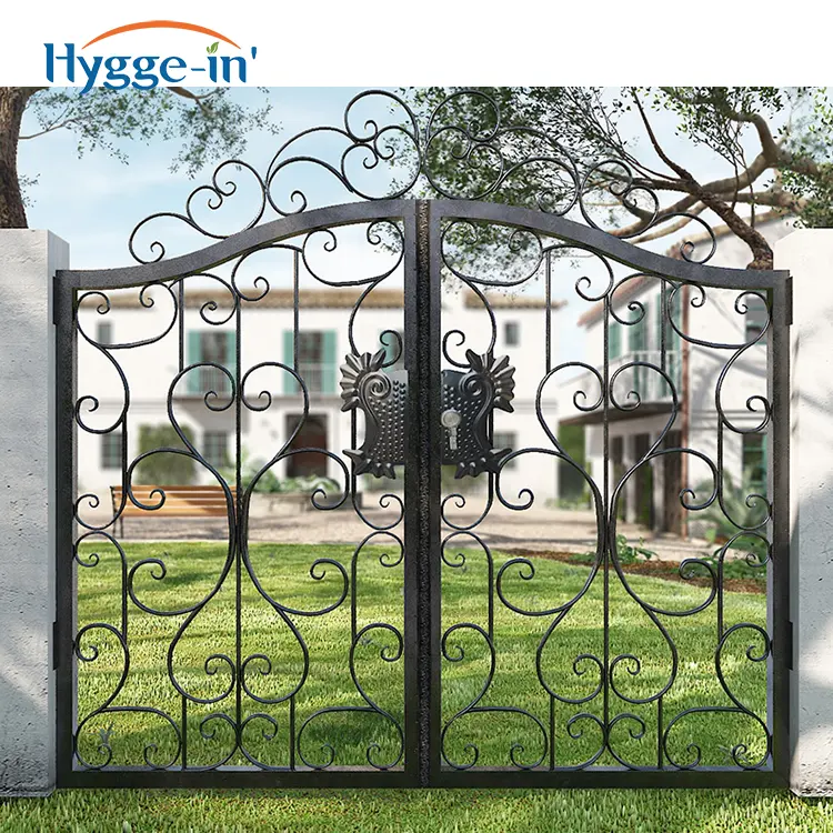 China Supplies High Quality Fencing Gate Panels Garden Courtyard Trellis Gates