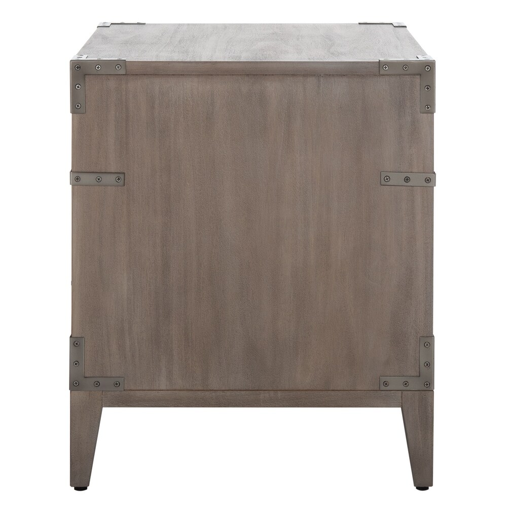 SAFAVIEH Couture Nisha 1 Drawer 1 Shelf Wood Nightstand
