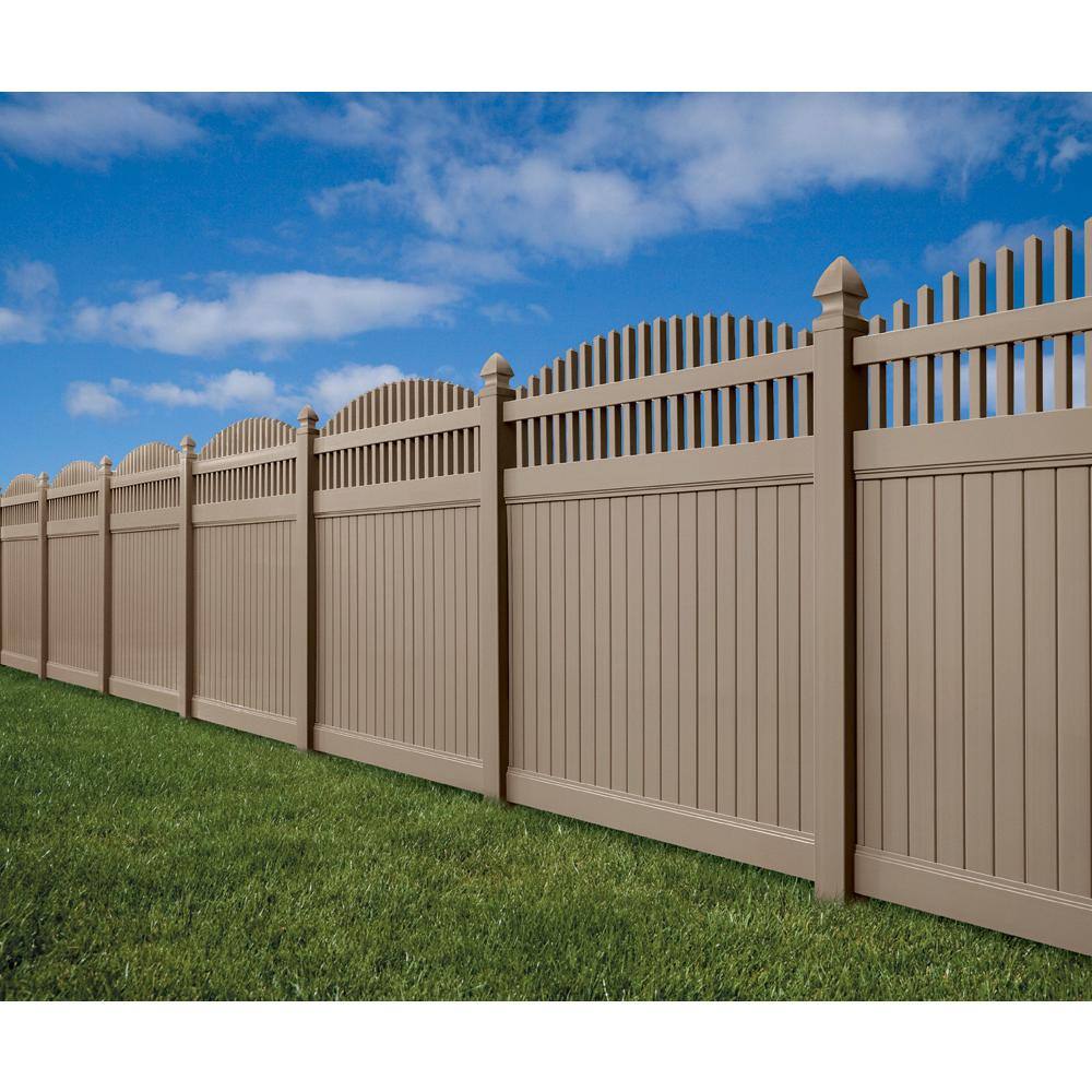 Fence Armor 4 in. L x 4 in. W x 14 ft. H Clay Fence Post Guard for Wood or Vinyl FA4x4VSNDMB