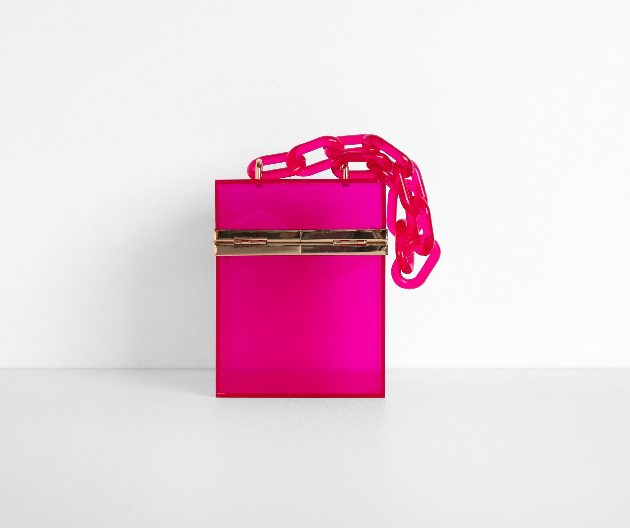 Outside The Box Acrylic Clutch