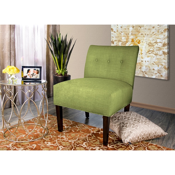 MJL Furniture Samantha Largo Button Tufted Accent Chair