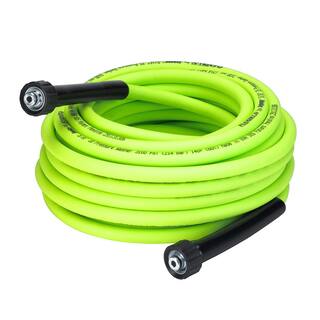 Flexzilla 516 in. x 50 ft. 3100 PSI Pressure Washer Hose with M22 Fittings HFZPW3550M