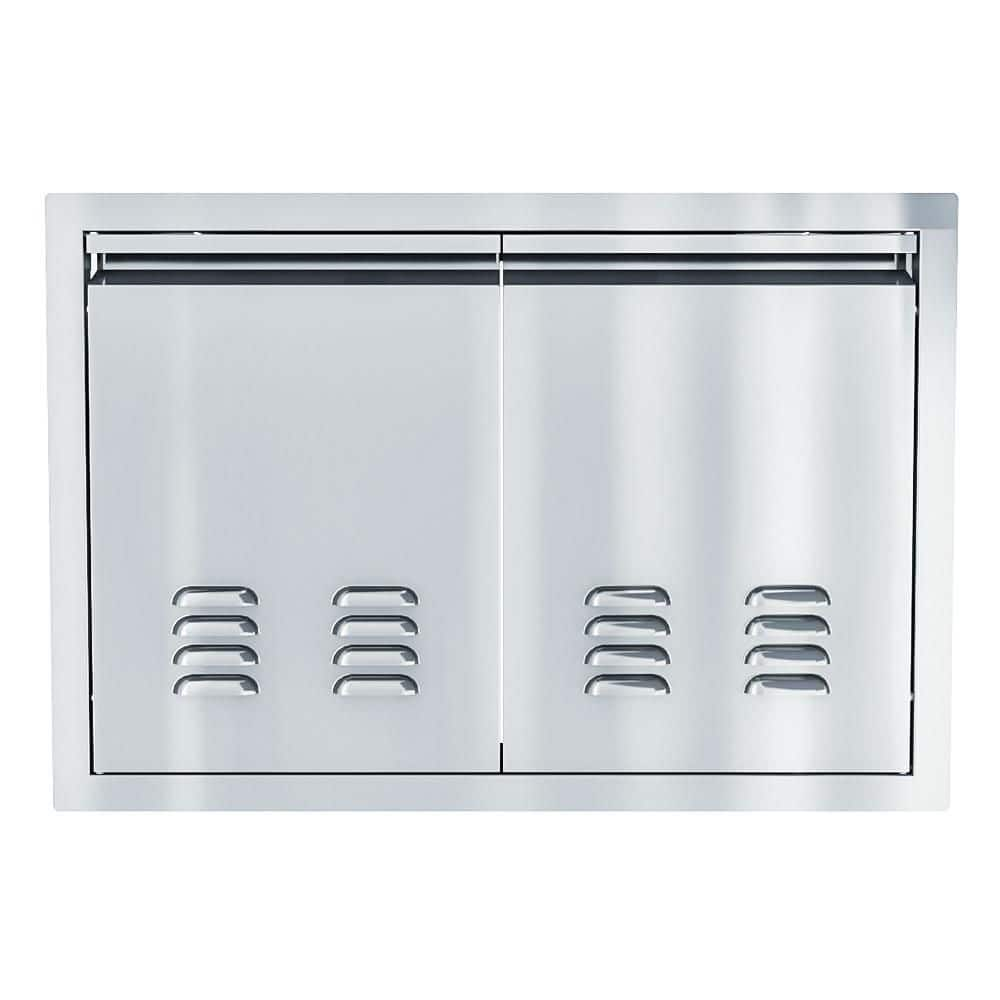 Sunstone Aruba 30 in. Stainless Steel 2-Doors Vented Access Door Unit ARU-DDV30