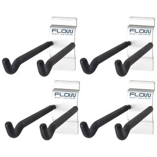 Flow Wall Silver Storage Hook (4-Pack) FSH-036-4