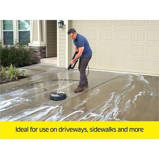 Karcher 15 in. Universal Surface Cleaner Attachment for Gas Power Pressure Washers Rated 2600-3200 PSI - 14 in. Quick-Connect 8.641-035.0