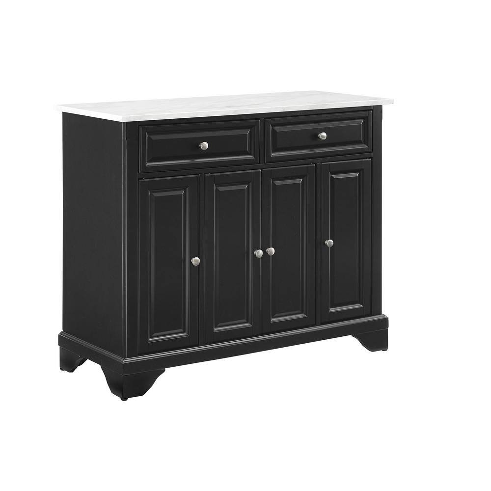 CROSLEY FURNITURE Avery Black Kitchen Island CF3021-BK