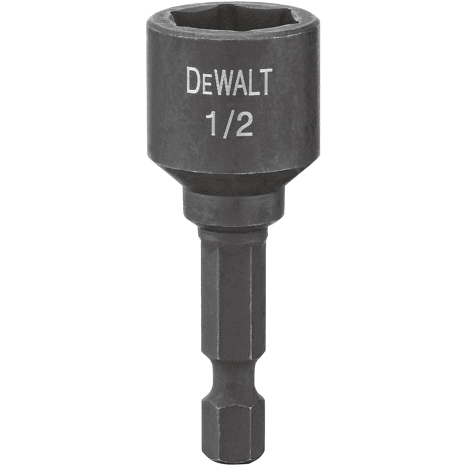 DW Impact Ready 1/2 in. X 1-7/8 in. L Black Oxide Nut Driver 1 pc