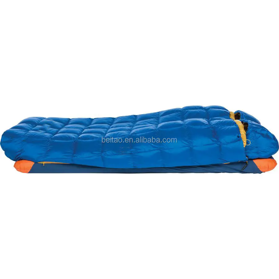 Camping Double Person Down Sleeping Bag Couple's portable double travel outdoor camping down sleeping bag