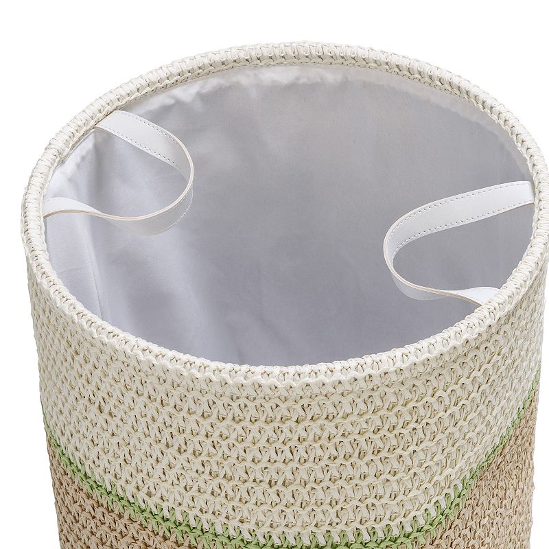 Honey-Can-Do Small Nesting Paper Straw 3-Piece Basket Set