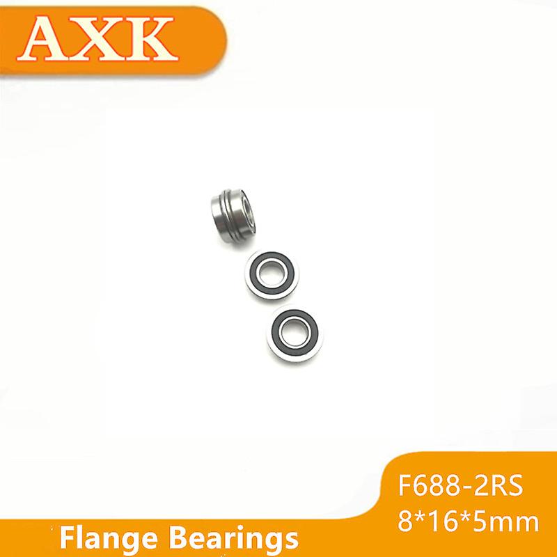 Rushed Limited F688-2rs Bearing 8x16x5mm ( 10 Pcs ) Abec-1 Miniature Flanged F688rs Ball Bearings Lf-1680dd Free Shipping