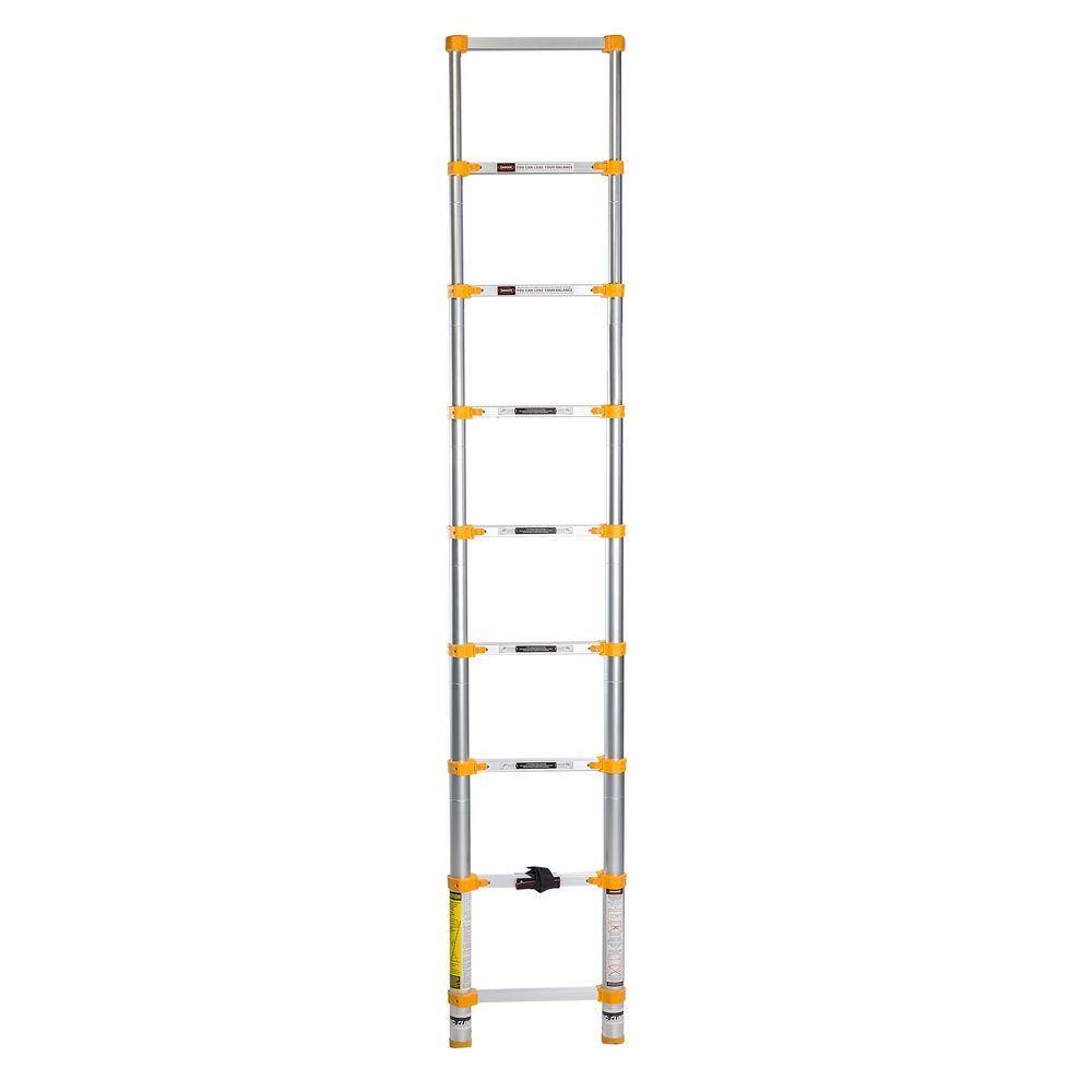 XTEND+CLIMB 8.5 ft. Aluminum Telescoping Extension Ladder (12.5 Reach Height) 250 lbs. Load Capacity Type 1 Duty Rating 750P+