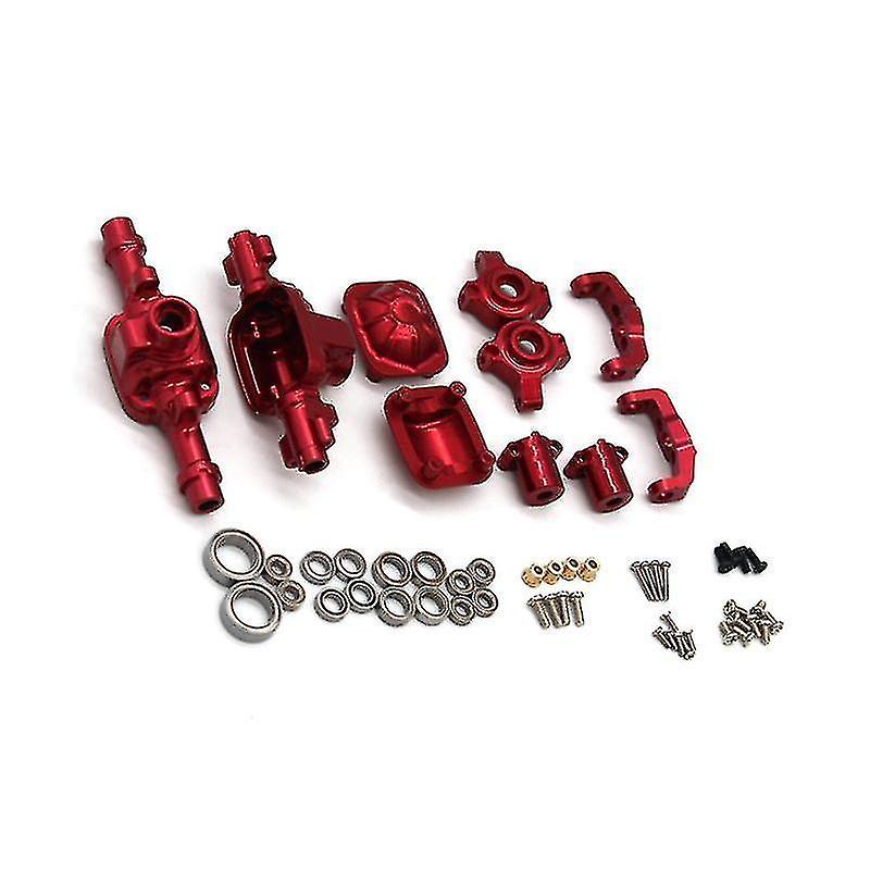 Metal Front And Rear Axle Housing Set For 1/18 Fms Cruiser Patriot Katana Rc Car Upgrades Parts，1