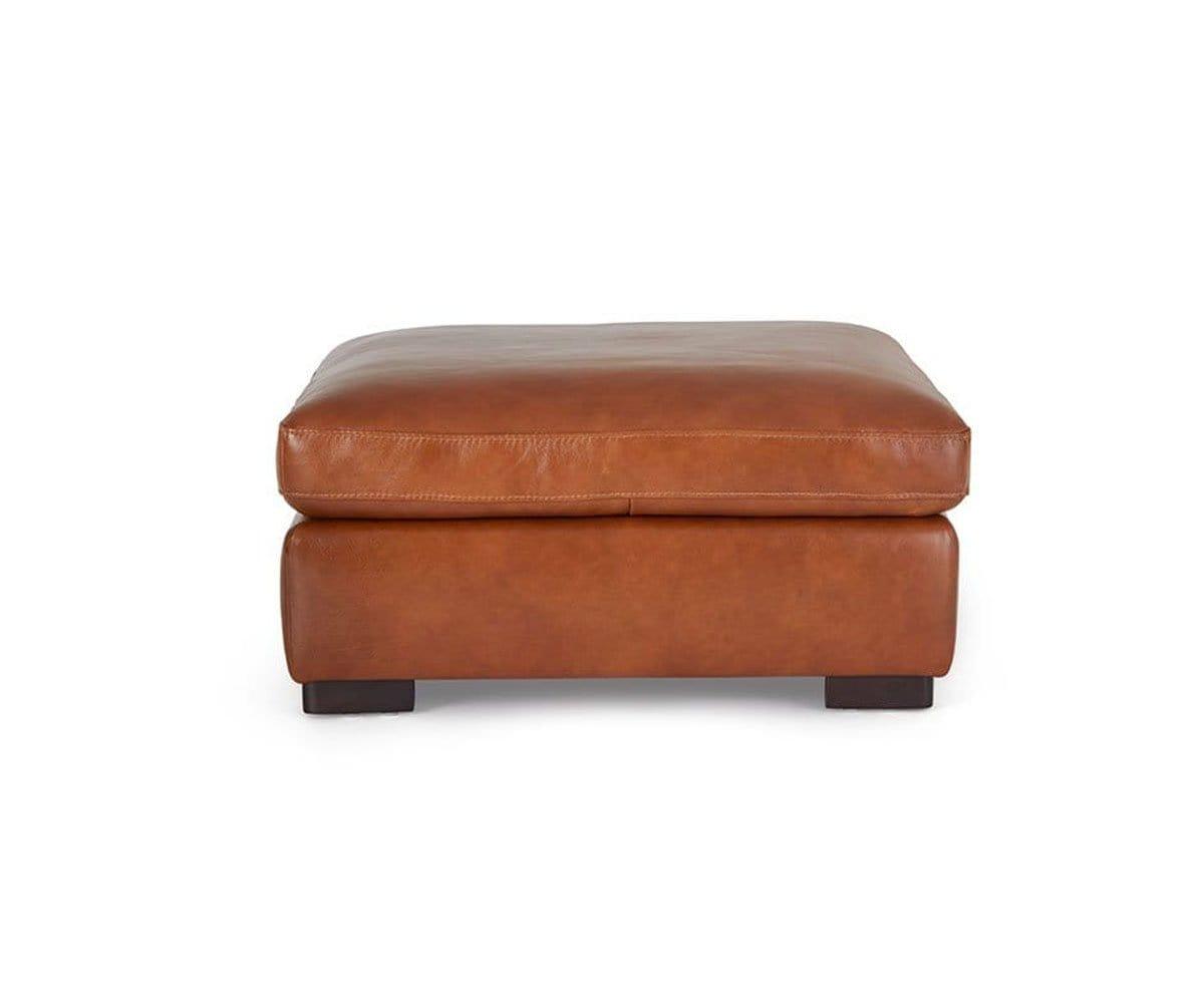 Braxten Leather Ottoman